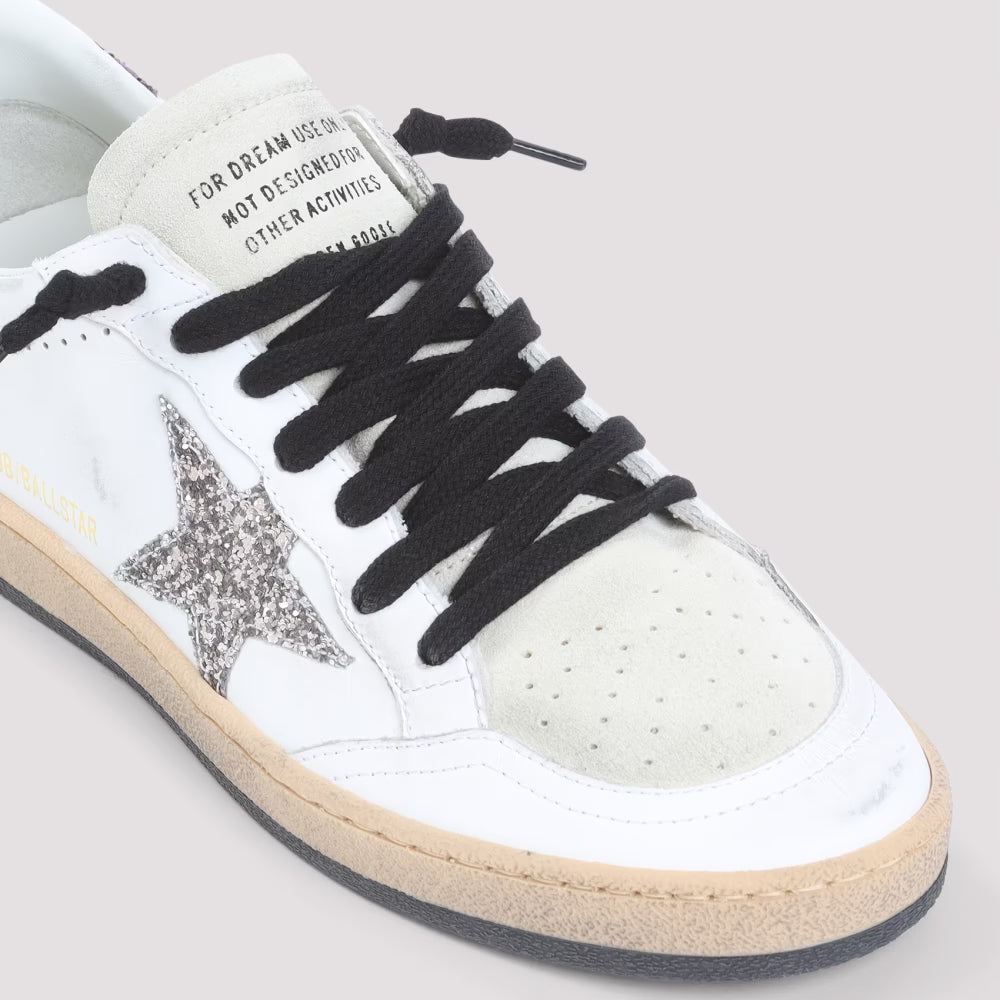 Golden Goose Femme - Ball star paillette blanc / rose - Lothaire