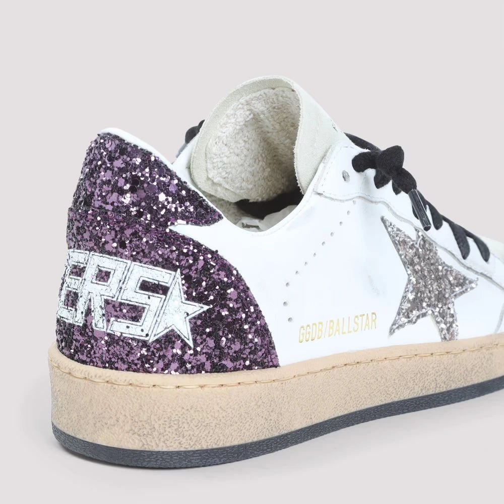 Golden Goose Femme - Ball star paillette blanc / rose - Lothaire