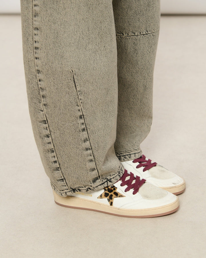 GOLDEN GOOSE FEMME - Baskets Ball Star Blanche - Lothaire