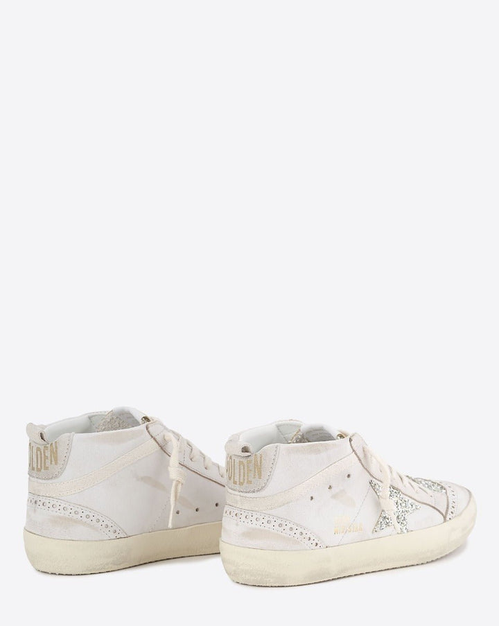 GOLDEN GOOSE FEMME - Chaussures Mid Star Beige Platinum - Lothaire