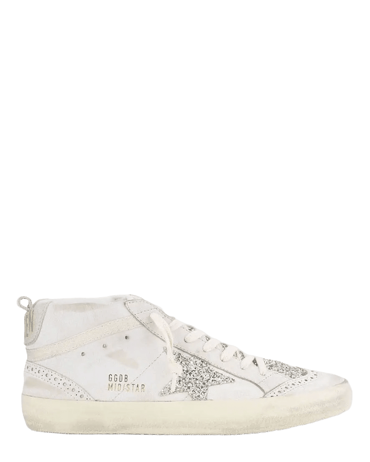 GOLDEN GOOSE FEMME - Chaussures Mid Star Beige Platinum - Lothaire