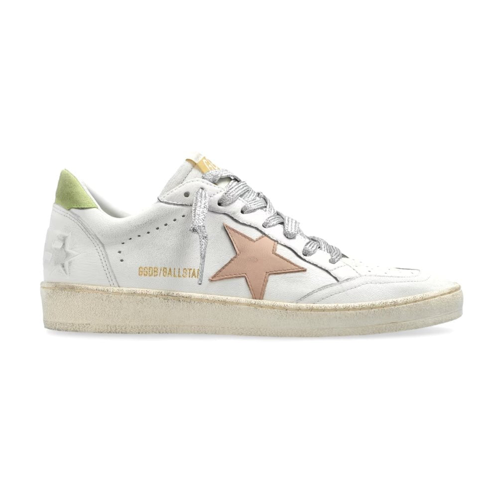 Golden Goose Femme - Sneaker Ball Star blanc / rose - Lothaire