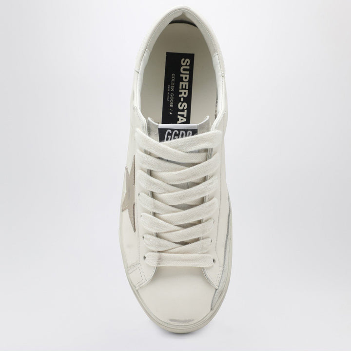 GOLDEN GOOSE FEMME - Sneaker Super - Star blanche et Platine - Lothaire
