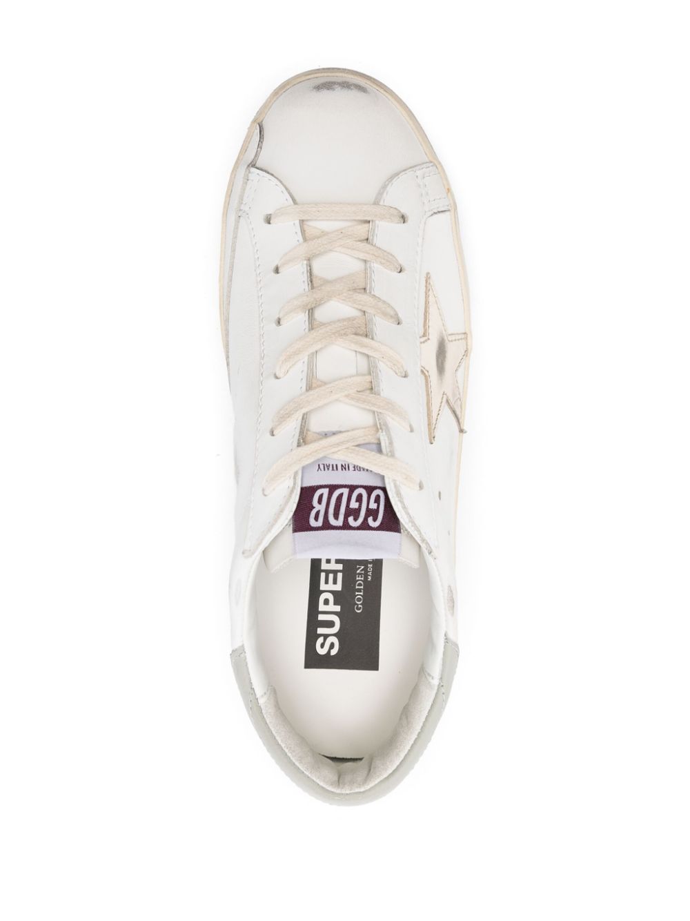 Golden Goose Femme - Sneakers Super Star cuir blanc - Lothaire