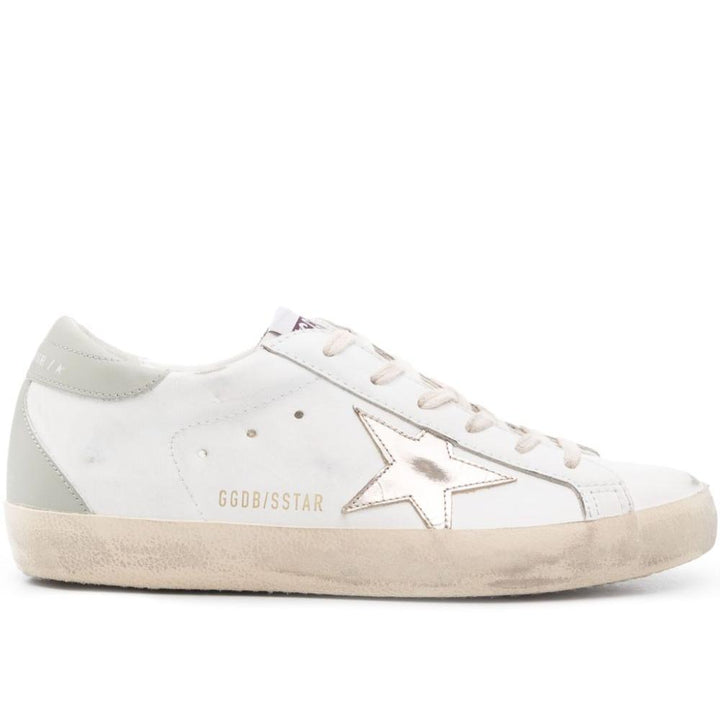 Golden Goose Femme - Sneakers Super Star cuir blanc - Lothaire