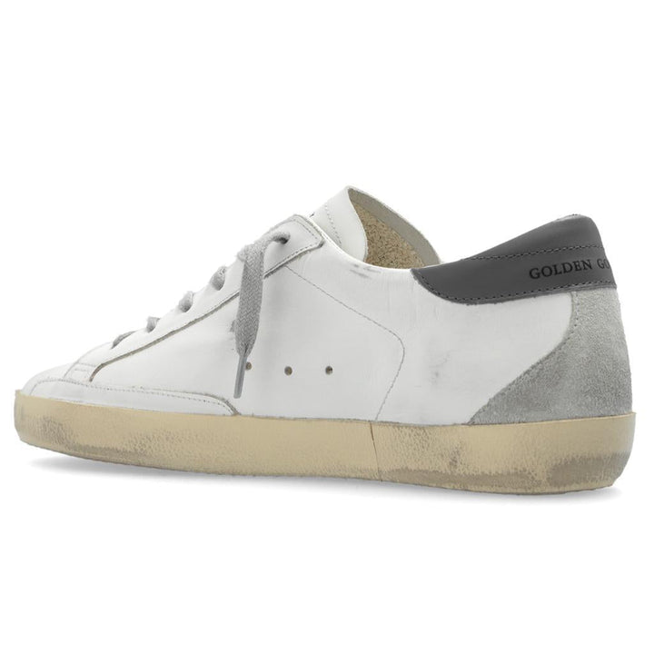 GOLDEN GOOSE FEMME - Sneakers Superstar en cuir Blanc et Gris foncé - Lothaire