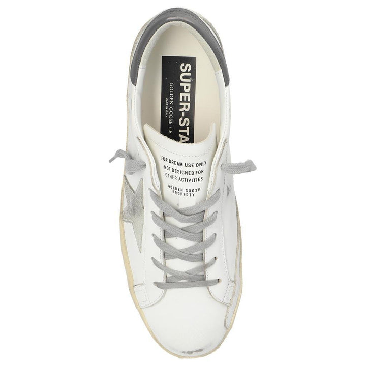 GOLDEN GOOSE FEMME - Sneakers Superstar en cuir Blanc et Gris foncé - Lothaire