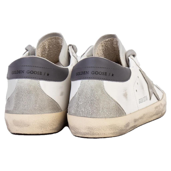 GOLDEN GOOSE FEMME - Sneakers Superstar en cuir Blanc et Gris foncé - Lothaire