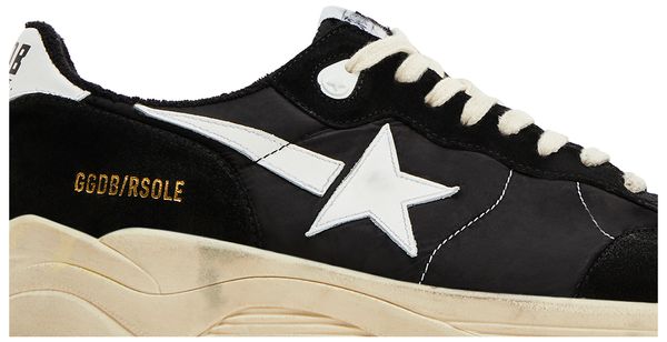 GOLDEN GOOSE - Running sole homme en cuir noir avec étoile blanche - Lothaire