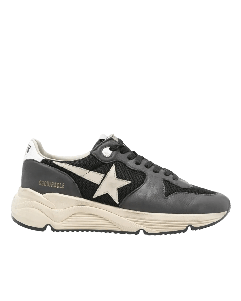 GOLDEN GOOSE - Running sole Noir - Lothaire