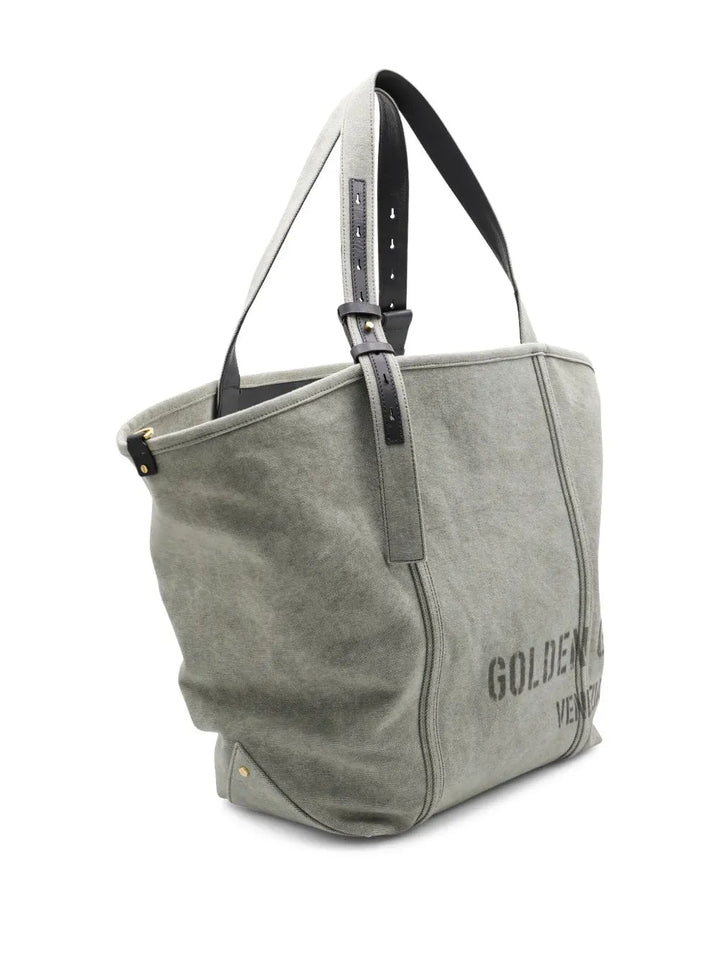 GOLDEN GOOSE - Sac porté épaule gris - Lothaire