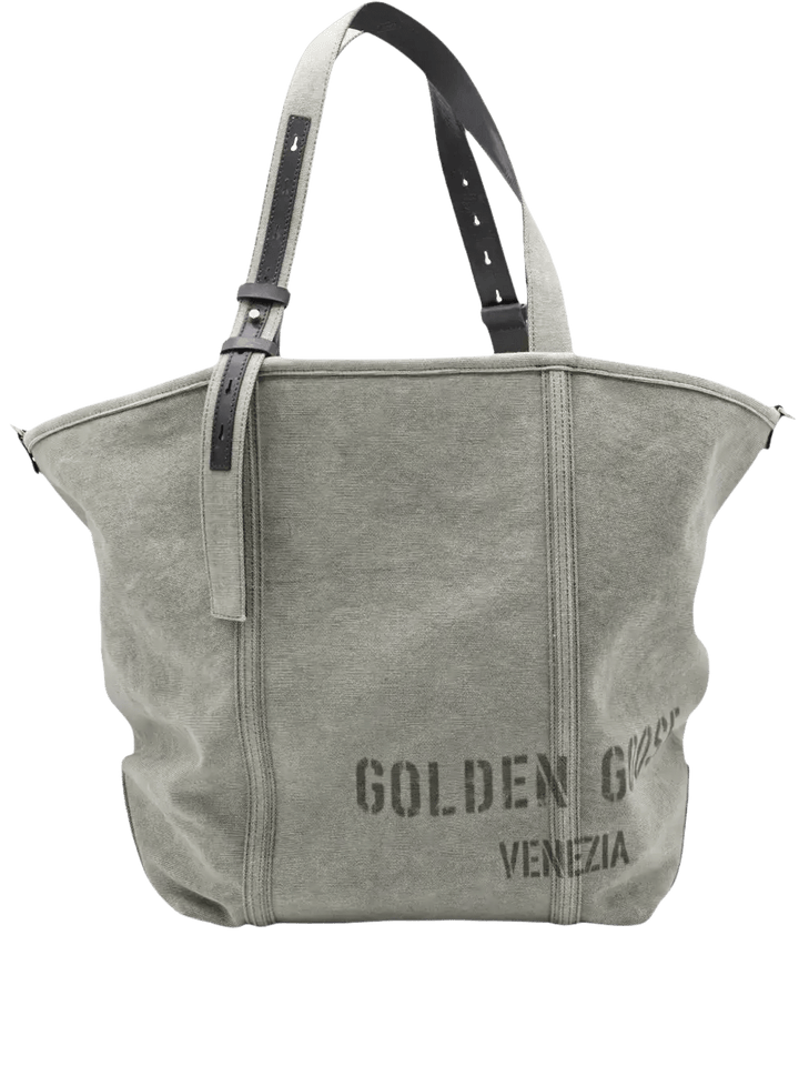 GOLDEN GOOSE - Sac porté épaule gris - Lothaire