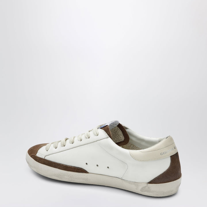 GOLDEN GOOSE - Sneakers Super-Star Blanc / Marron / Bleu / Crème - Lothaire
