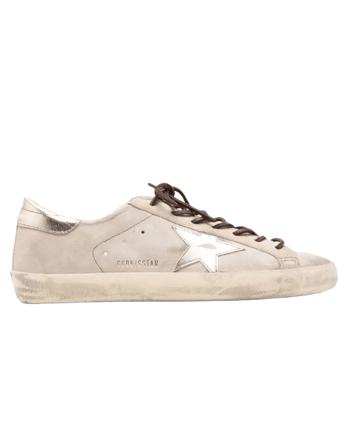GOLDEN GOOSE - Sneakers Super-Star en Daim Beige - Lothaire