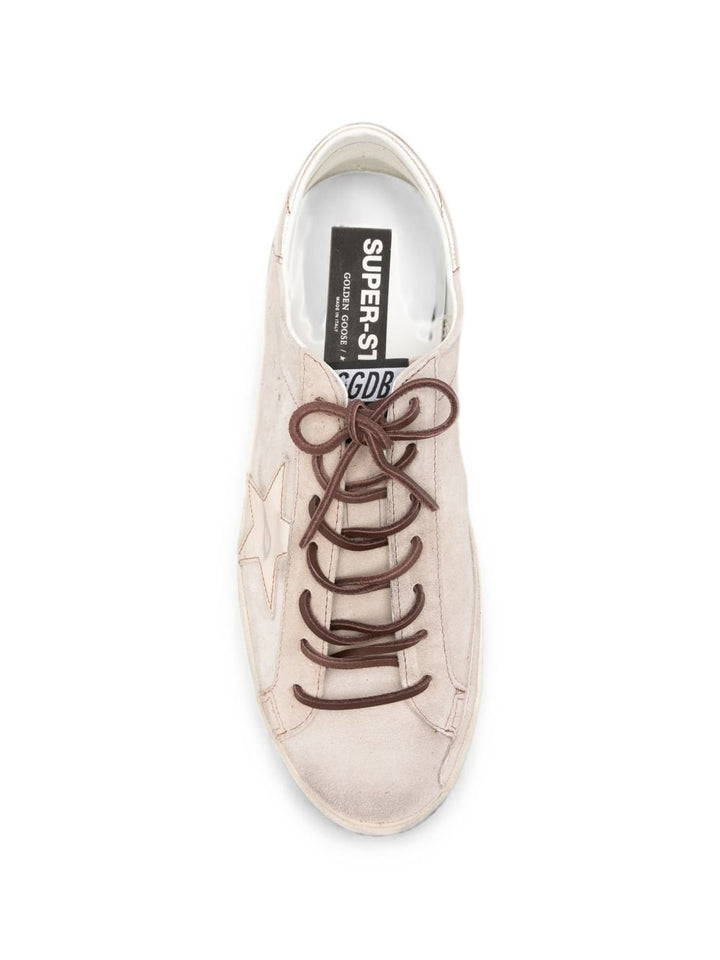 GOLDEN GOOSE - Sneakers Super-Star en Daim Beige - Lothaire