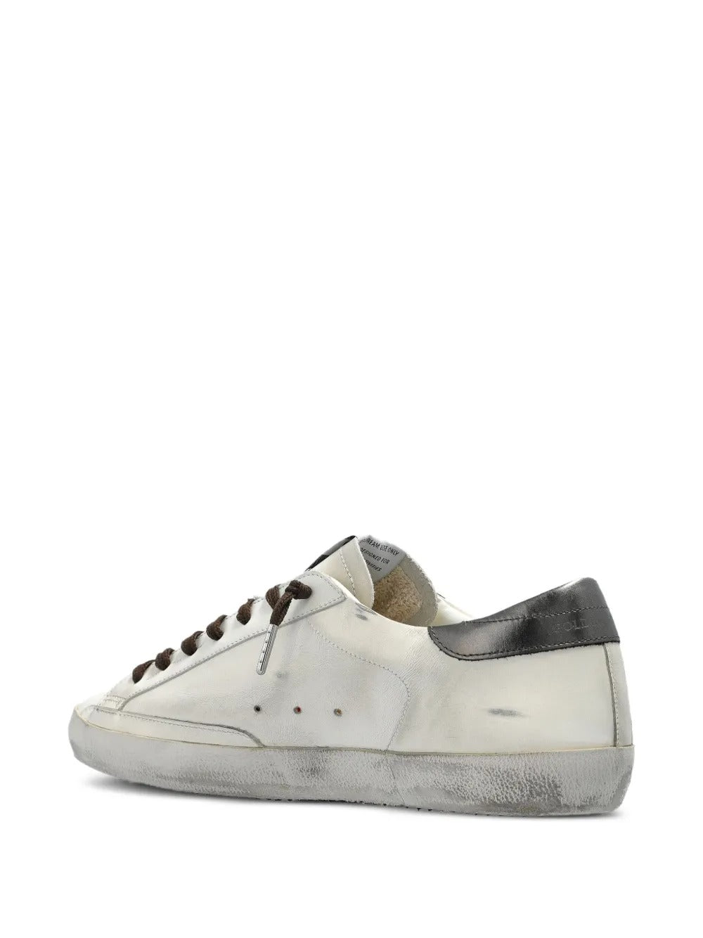 GOLDEN GOOSE - Super Star Blanche et kaki - Lothaire