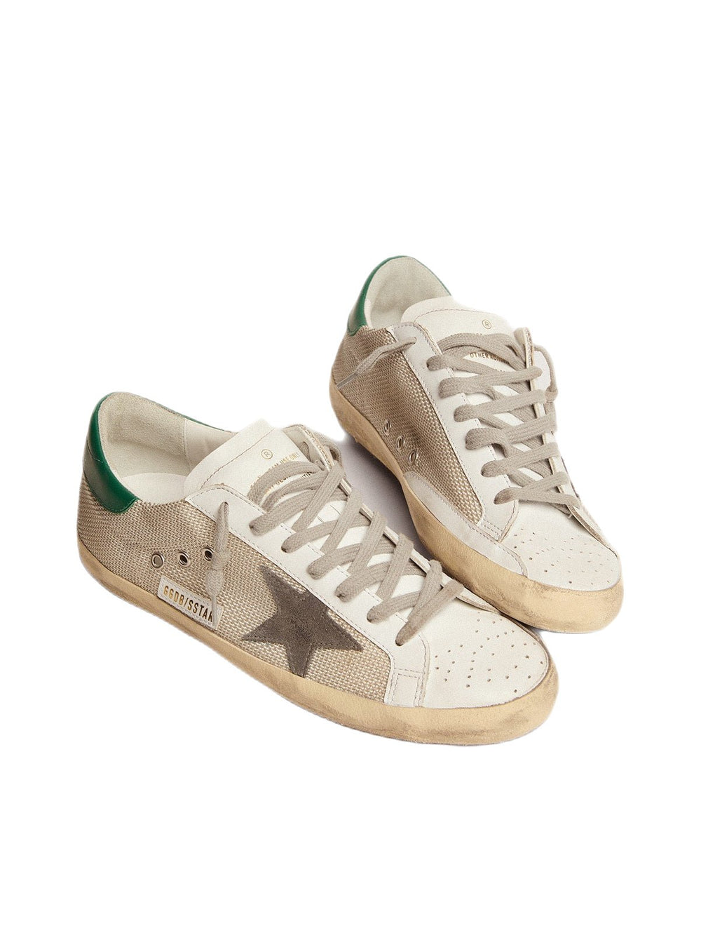 Golden Goose - Super - Star Homme en résille argenté - Lothaire