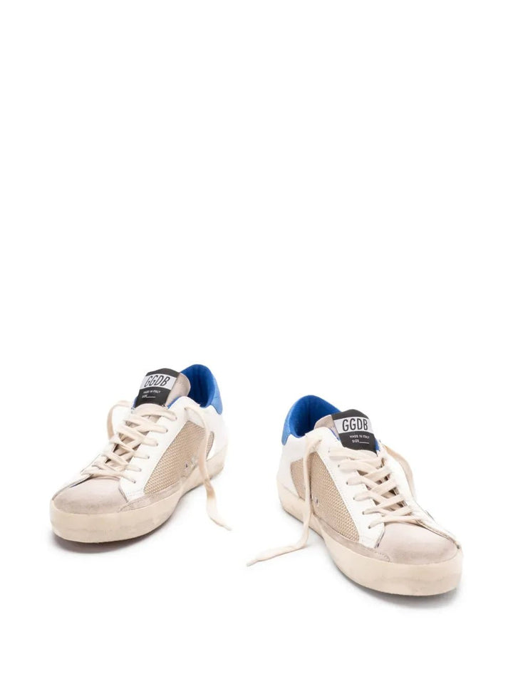 GOLDEN GOOSE Super - star LATTE/WHITE/BLUETTE/GREY - Lothaire