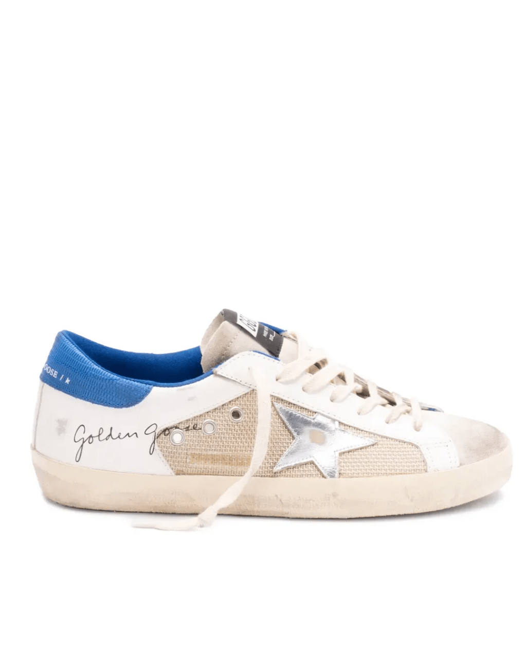 GOLDEN GOOSE Super - star LATTE/WHITE/BLUETTE/GREY - Lothaire