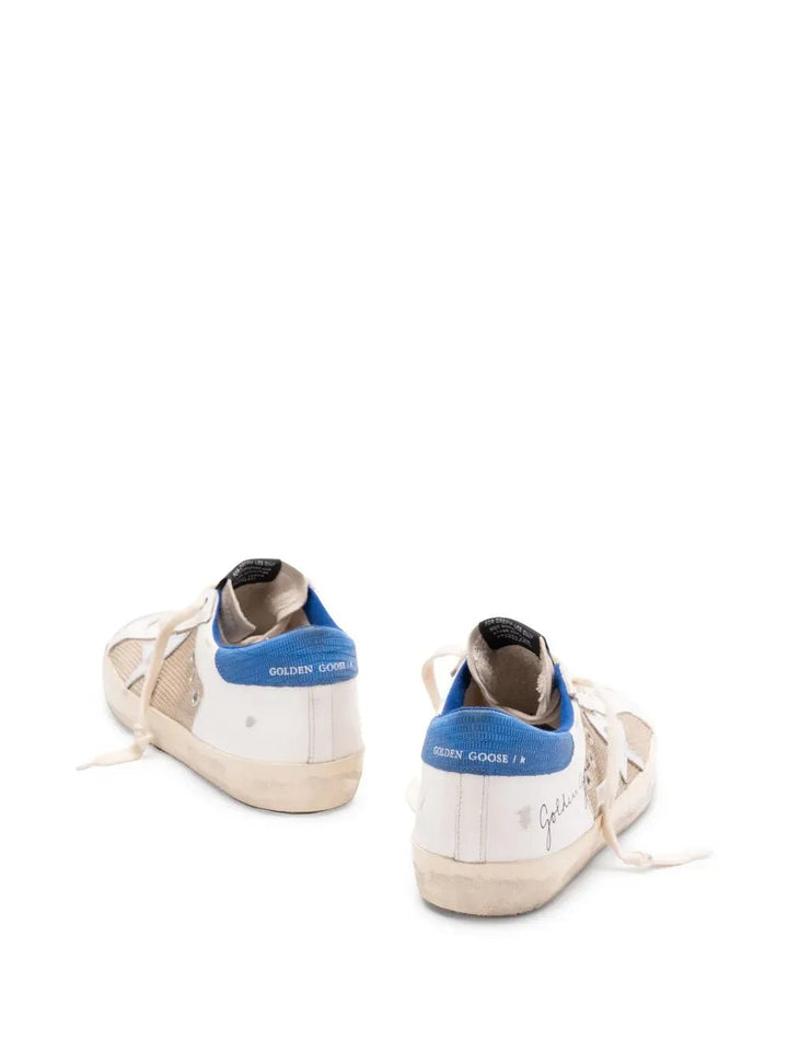 GOLDEN GOOSE Super - star LATTE/WHITE/BLUETTE/GREY - Lothaire