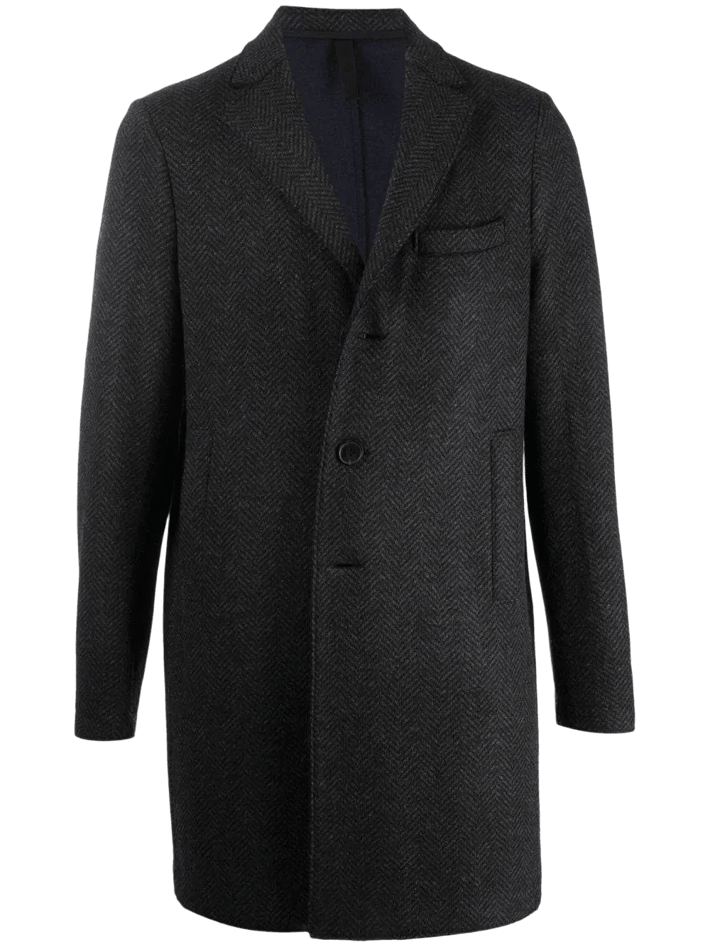 Harris Wharf London - manteau à simple boutonnage Anthracite - Lothaire