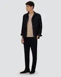 HERNO - Pantalon resort en cachemire et soie bleu - Lothaire