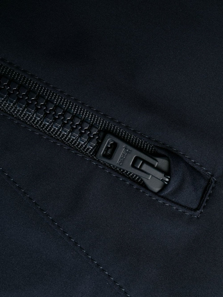 HERNO - Parka matelassée à capuche bleu marine - Lothaire