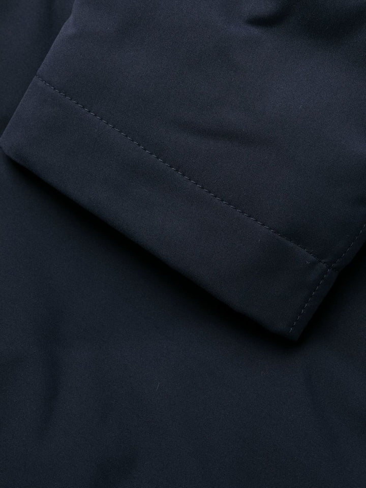 HERNO - Parka matelassée à capuche bleu marine - Lothaire