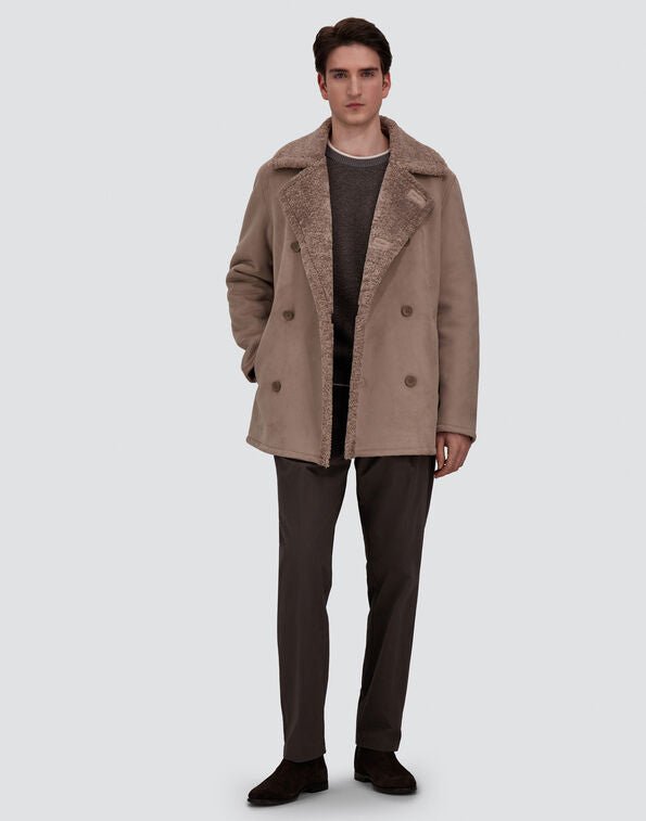 HERNO - Pull en bouclé de cachemire et laine Taupe clair - Lothaire