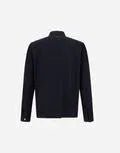 HERNO - Shackets SURCHEMISE RESORT EN CACHEMIRE - SOIE bleu - Lothaire