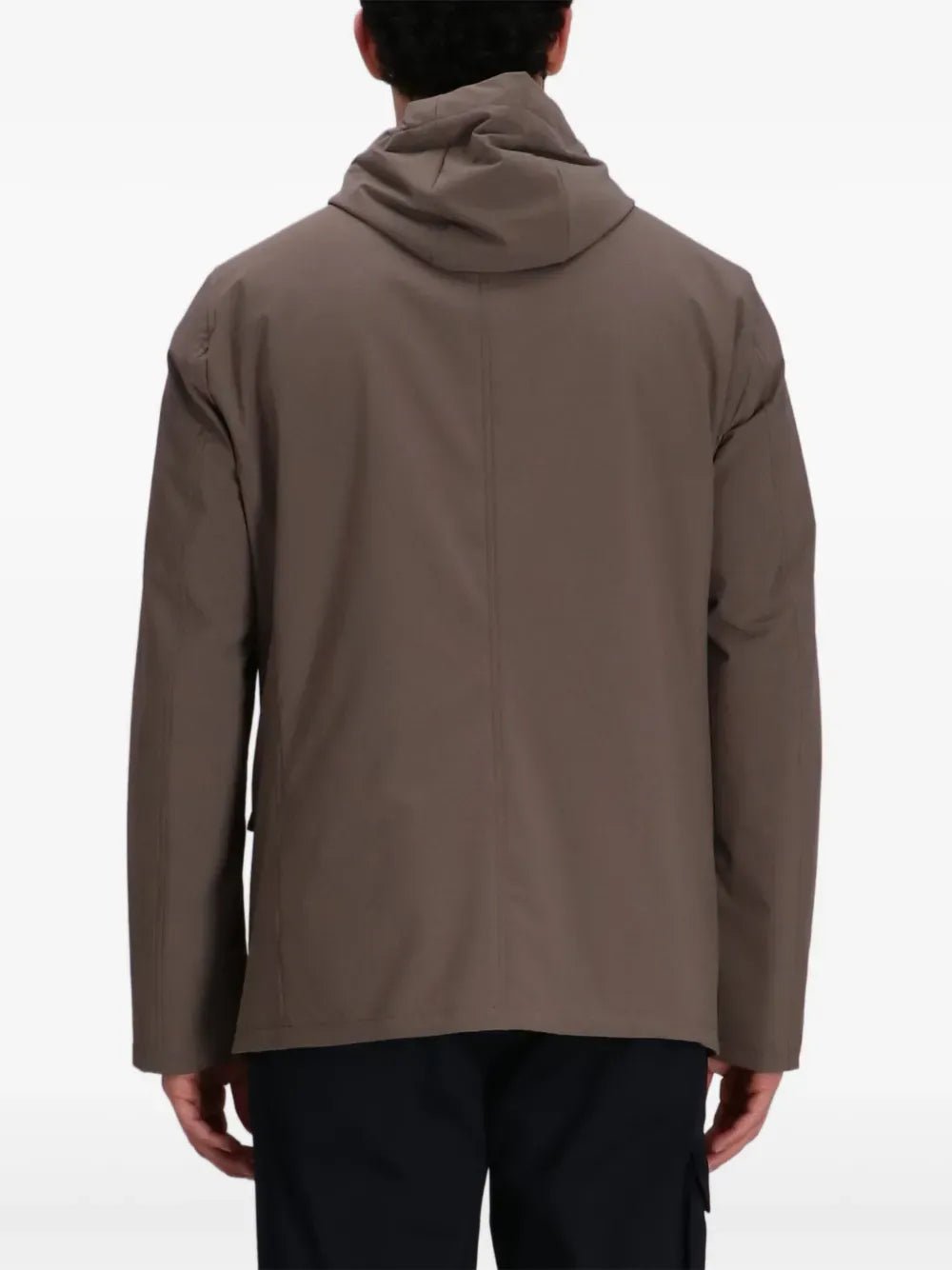 HERNO - veste à capuche marron - Lothaire