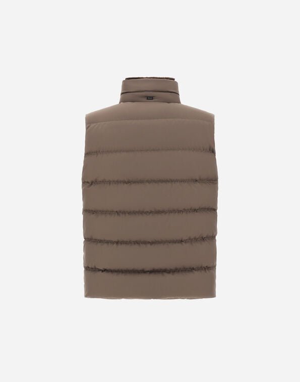 HERNO - Veste sans manches Arendelle et Monogram Taupe foncé - Lothaire
