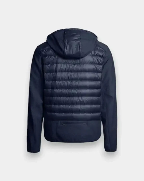 PARAJUMPERS - Veste hybride à capuche Nolan Bleu marine