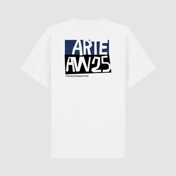 ARTE - T-shirt à imprimé découpé Blanc