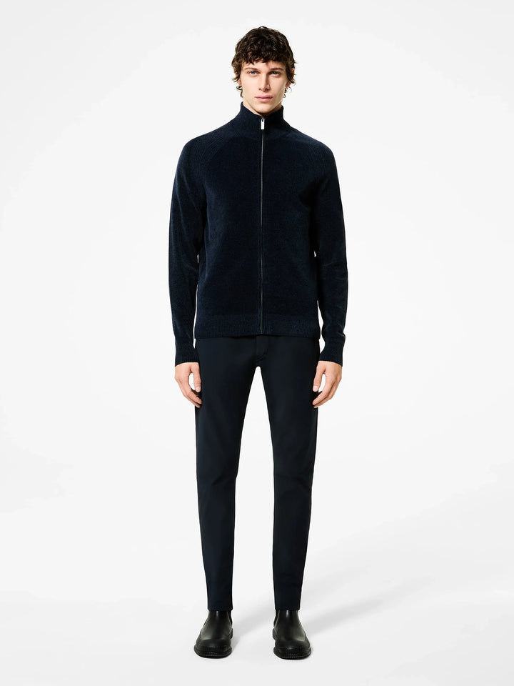 RRD - Pull Velvet Full Zip Knit Tobacco