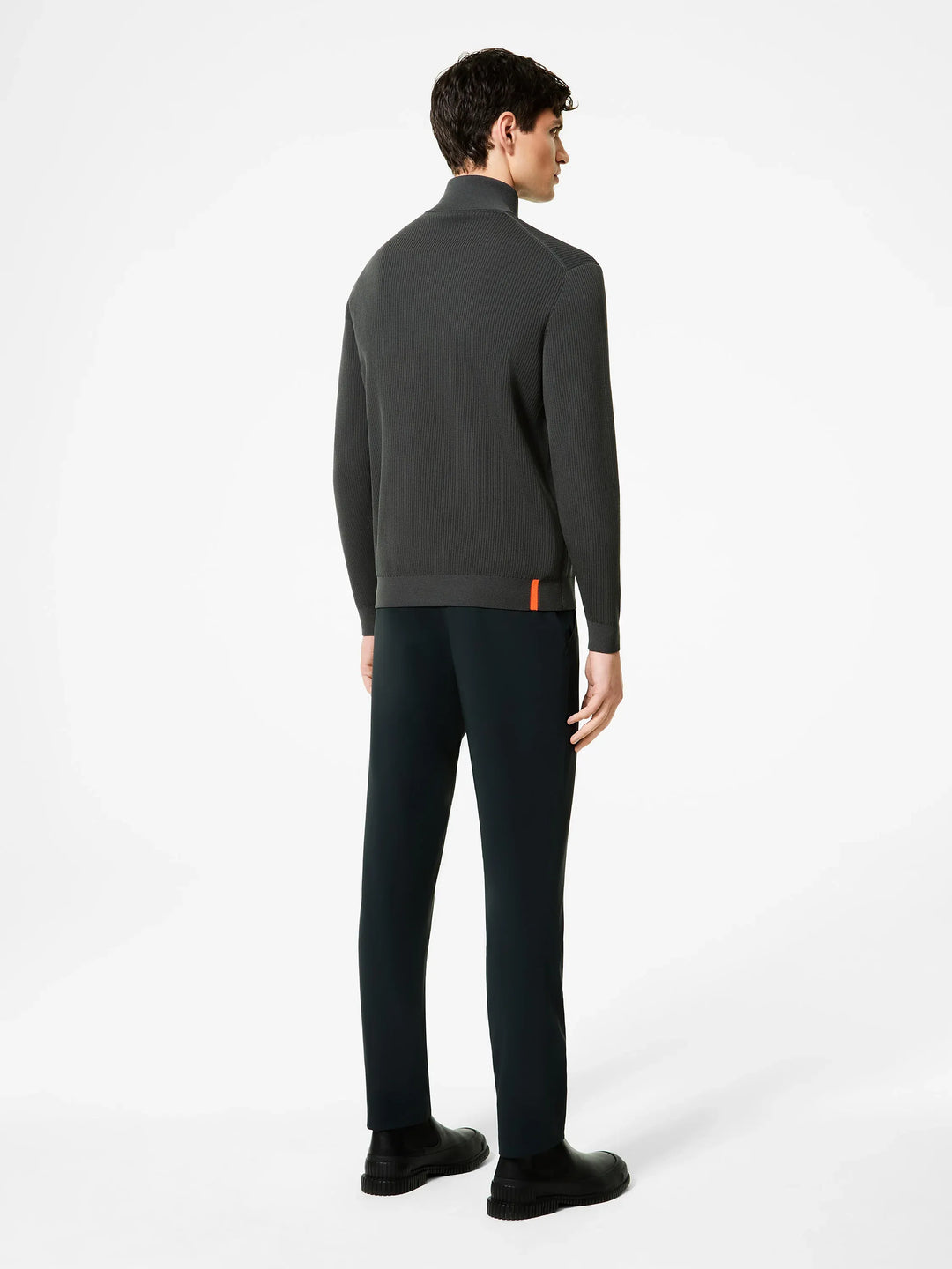 RRD - Pull Amos Perlupin Full Zip Knit Blue Black