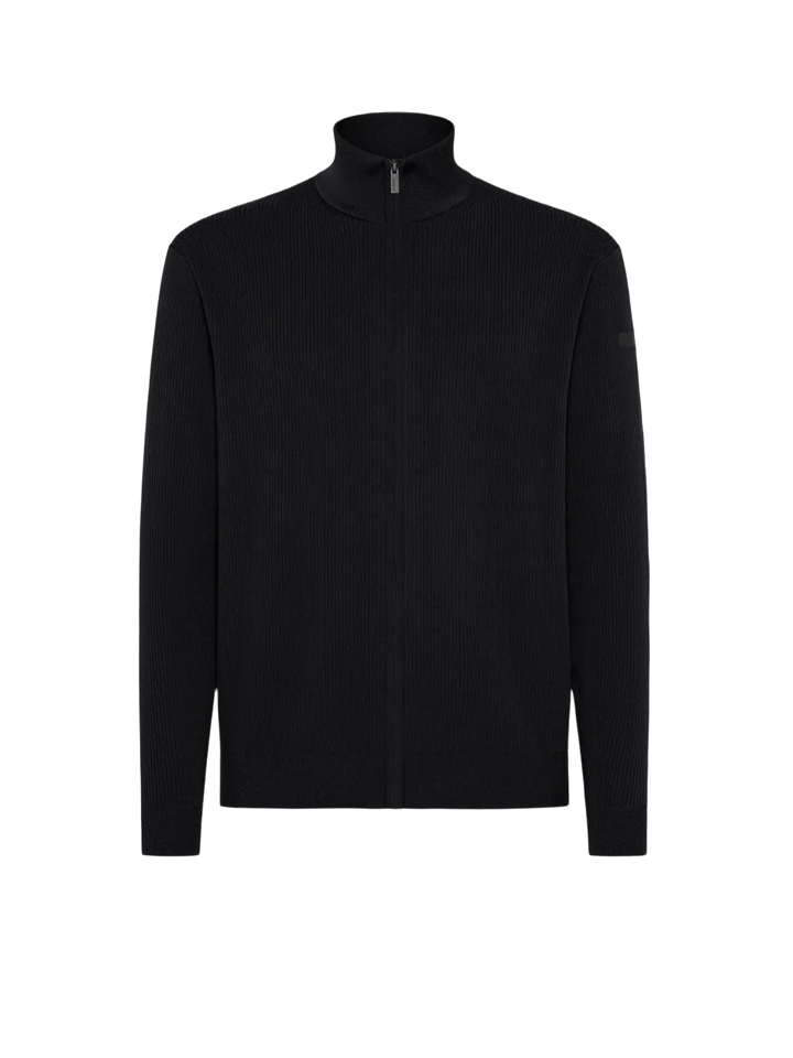 RRD - Pull Amos Perlupin Full Zip Knit Blue Black