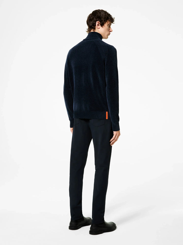 RRD - Pull Velvet Full Zip Knit Tobacco