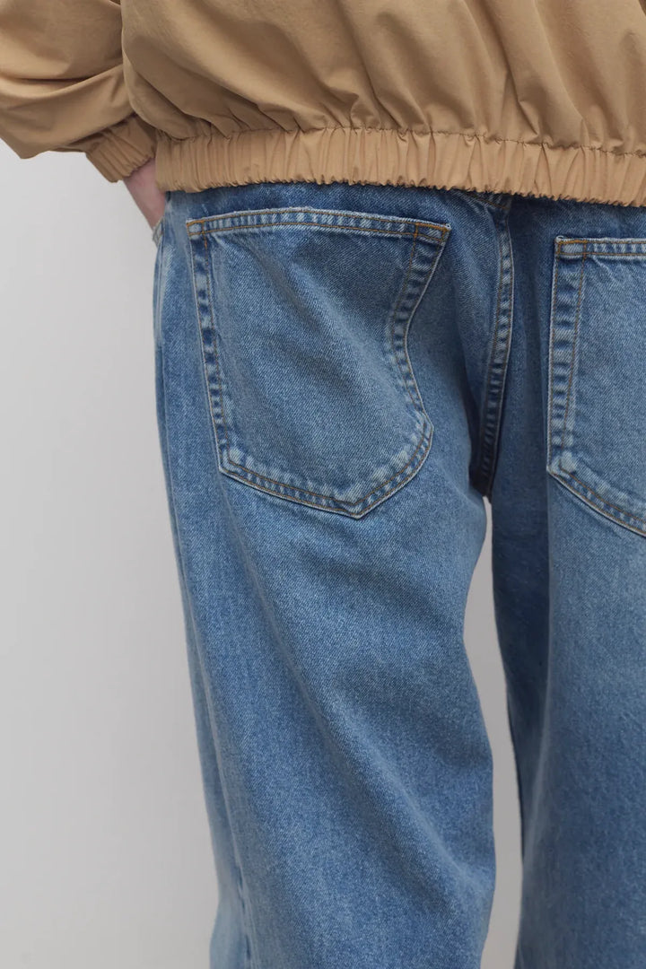 THE ROW - Ross Jean en Coton bleu clair