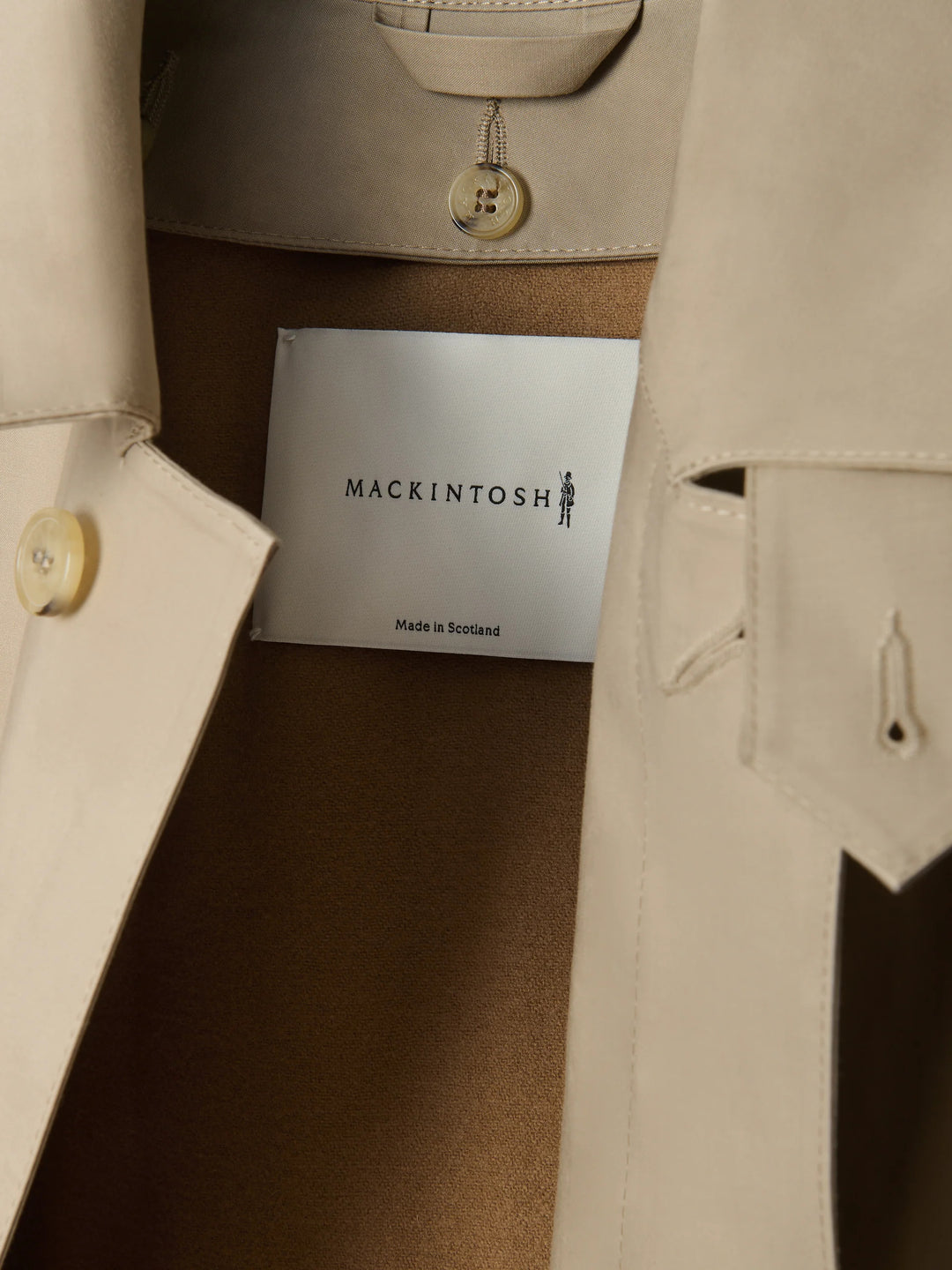 MACKINTOSH - Manteau mi-long Dunoon Raintec®  Beige