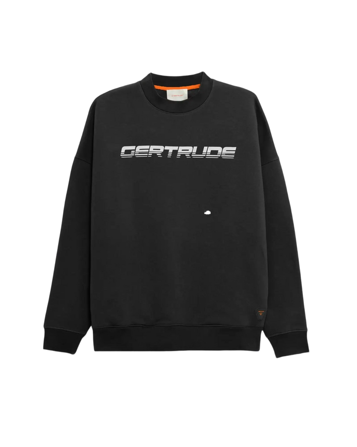GERTRUDE - Sweatshirt oversize col rond Ruben Speedy Noir