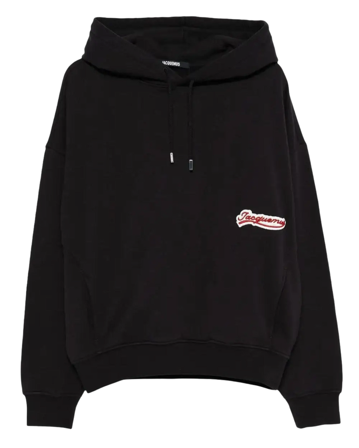 JACQUEMUS - Le Hoodie Gio Varsity Patch Bleu Marine
