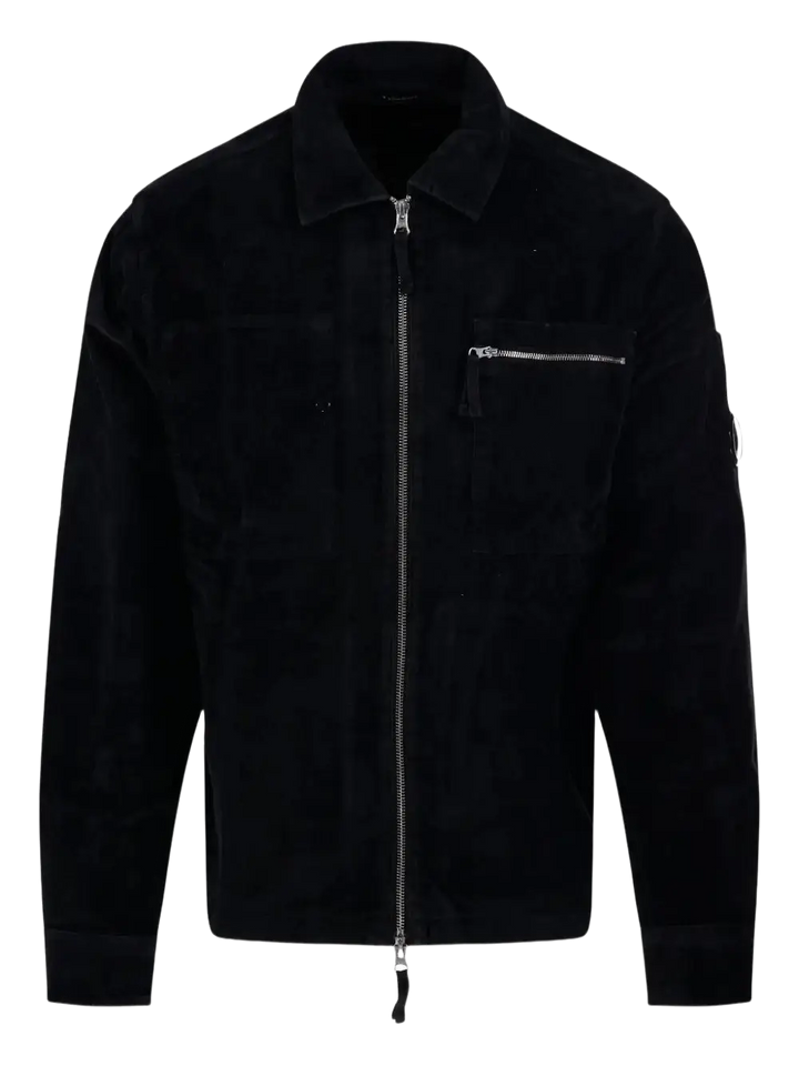 C.P. Company - Surchemise en Velours Côtelé Noir