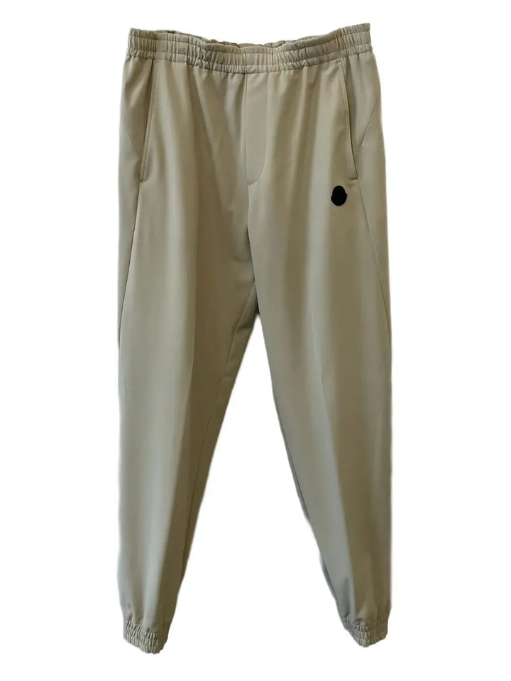 MONCLER - Pantalon de jogging à chevilles élastiquées beige