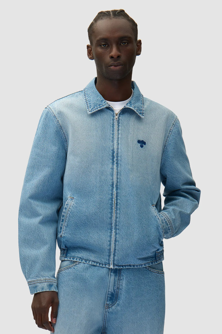 ARTE - Veste avec logo en forme de cœur bleach