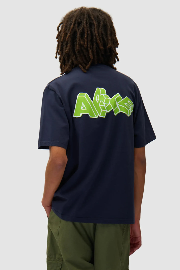 ARTE - T-shirt imprimé blocs Marine