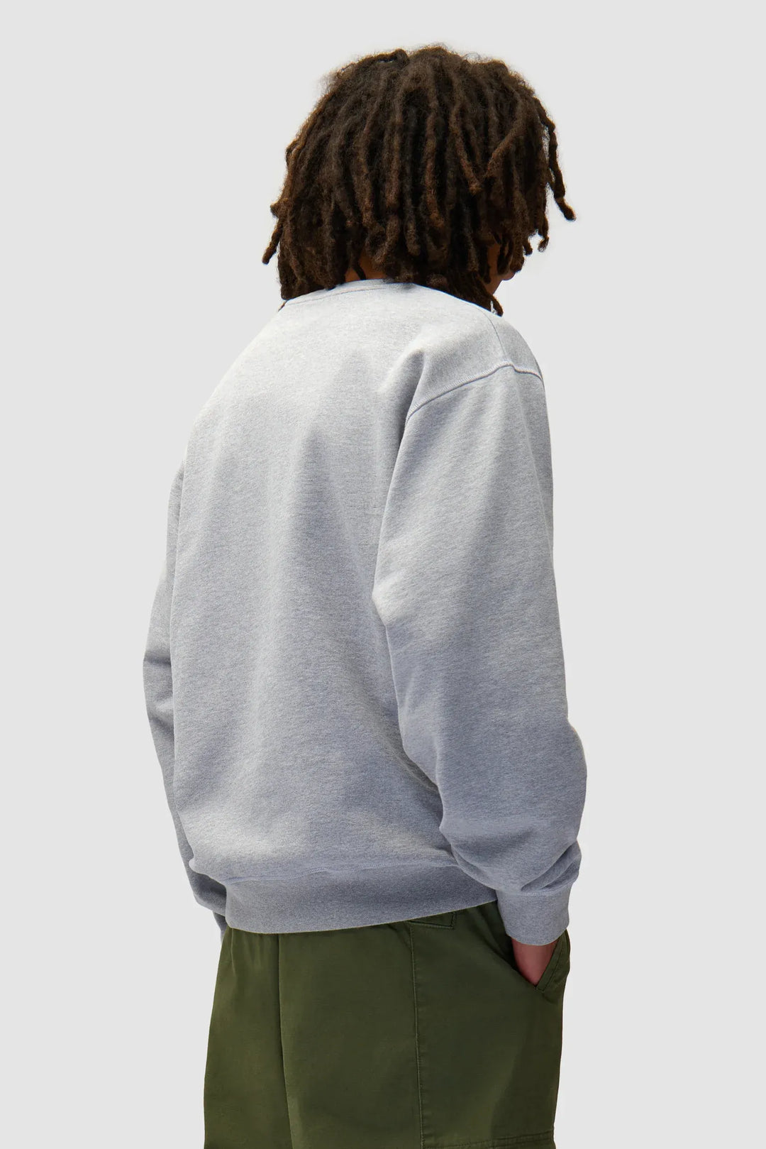 ARTE - Sweatshirt Col ras du cou avec œil Gris