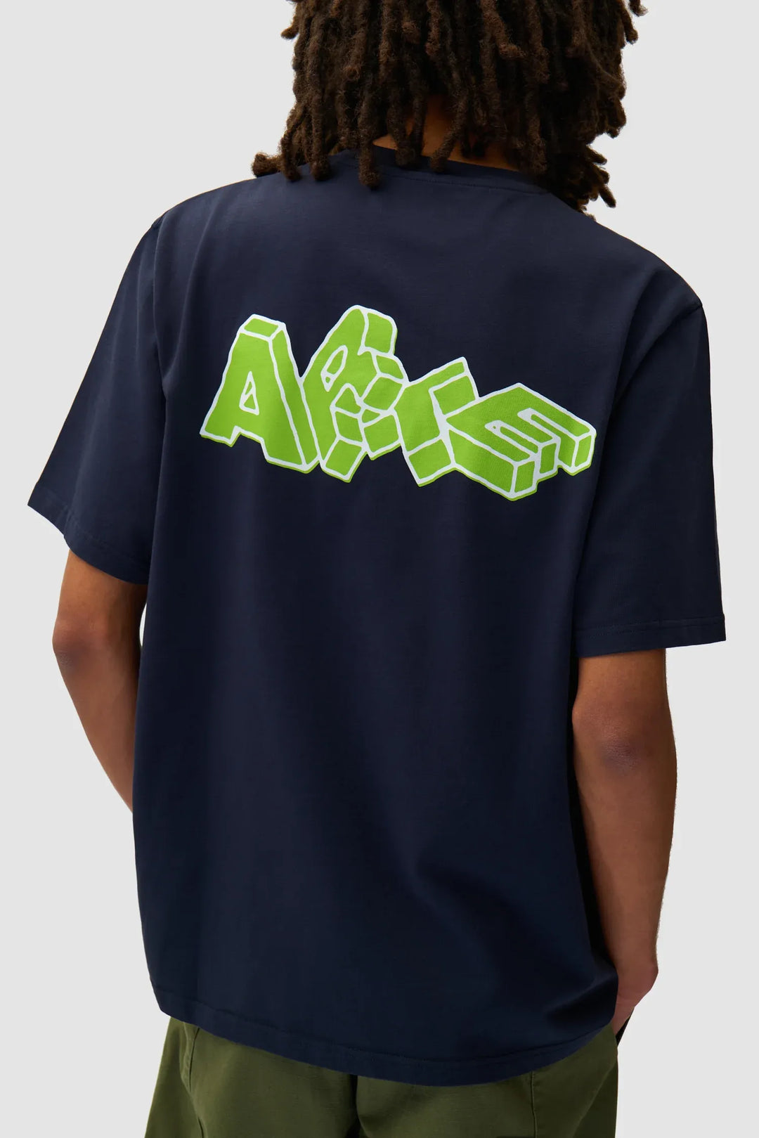 ARTE - T-shirt imprimé blocs Marine