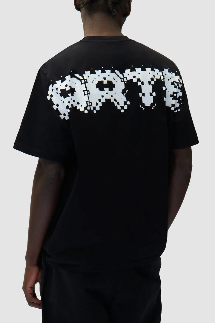 ARTE - T-shirt Pixel Back noir
