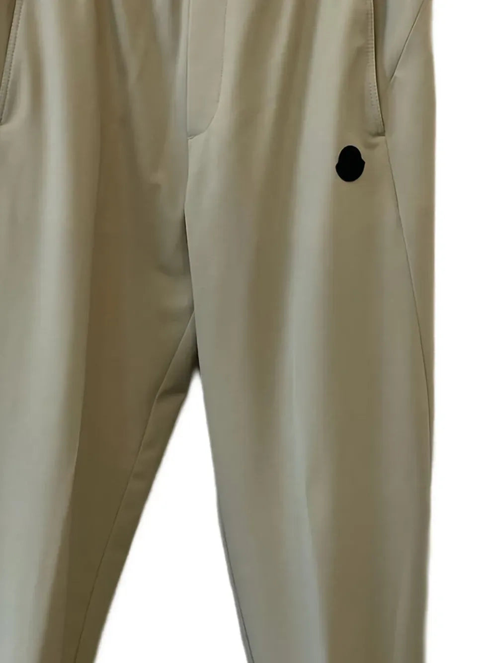 MONCLER - Pantalon de jogging à chevilles élastiquées beige